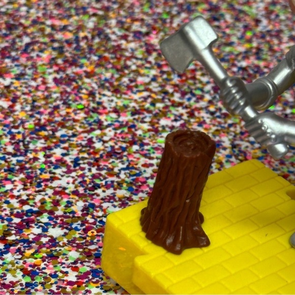 Wizard of Oz TIN MAN Movable Toy 1997 Blockbuster Promo Toy Chops Wood - Picture 7 of 9